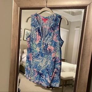 Lilly Pulitzer Cotton Tank (like new)